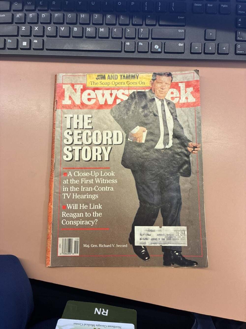 Newsweek Magazine May 11 1987 Maj Gen Richard V Secord
